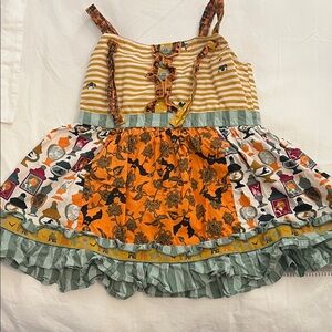 Matilda Jane Halloween Knot Top Size 8